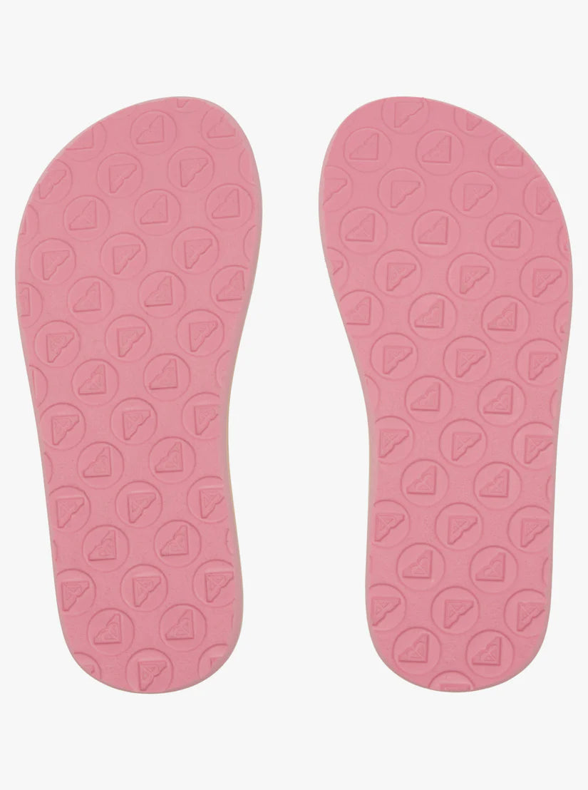 Roxy Girls Vista Loreto Flip-Flops - Lt/Navy Pink