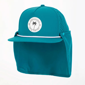 Honeysuckle Swim Company Snapback Sunhat - Bright Blue