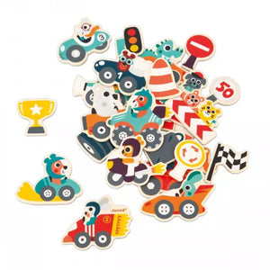 Janod Car Magnets 24 Pieces