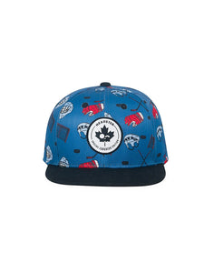 Headster Kids Hockey Night Snapback-Set Sail