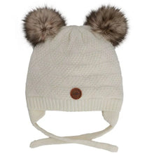 Load image into Gallery viewer, Calikids Knit Soft Touch Double Pom Pom Hat
