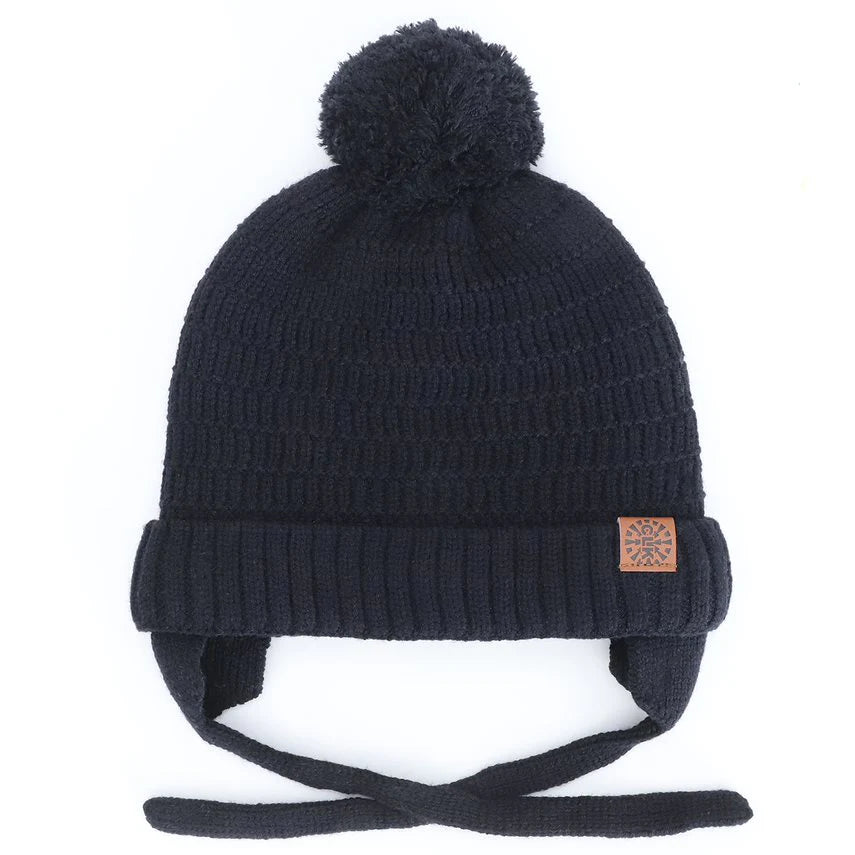 Calikids Knit Soft Touch Pom Pom Hat