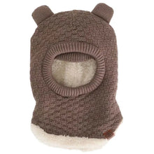 Load image into Gallery viewer, Calikids Knit Bear Balaclava
