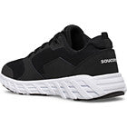 Saucony Boys Wind 2.0 Lace Sneaker - Black/White