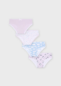 4-pack brief underwear girl | Mayoral ®