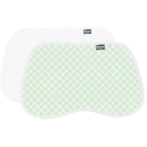 Kushies Flannel Contoured Burp Pads - 2 Pack