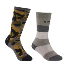 Load image into Gallery viewer, Kombi Rumble Heavy Socks Twin Pack - Children
