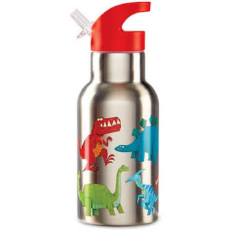 Crocodile Creek Dino World Stainless Bottle